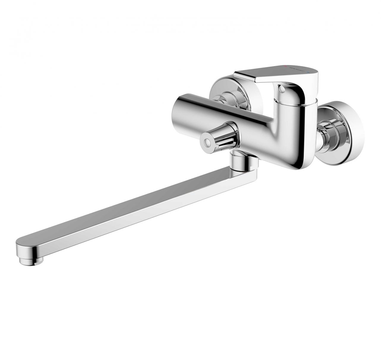 Смеситель для ванны Bravat VEGA F6119177CP-01L хром в 100Kran: Широкий выбор и доступные цены.