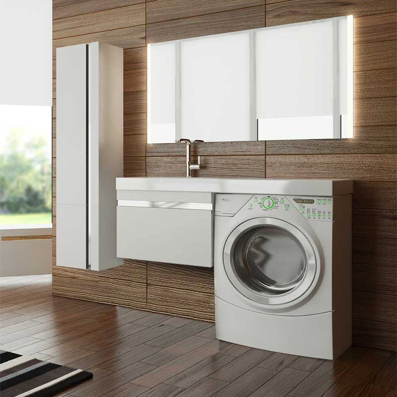 Тумба подвесная LOTOS-60 под раковину LOTOS-120 белая 51 в 100Kran: Широкий выбор и доступные цены.