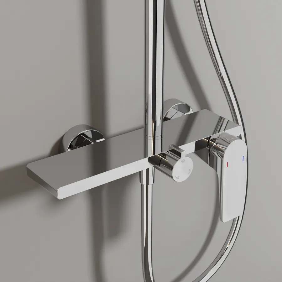 Душевая система FAUCET DREISER RH-Z6001-CP хром в 100Kran: Широкий выбор и доступные цены.