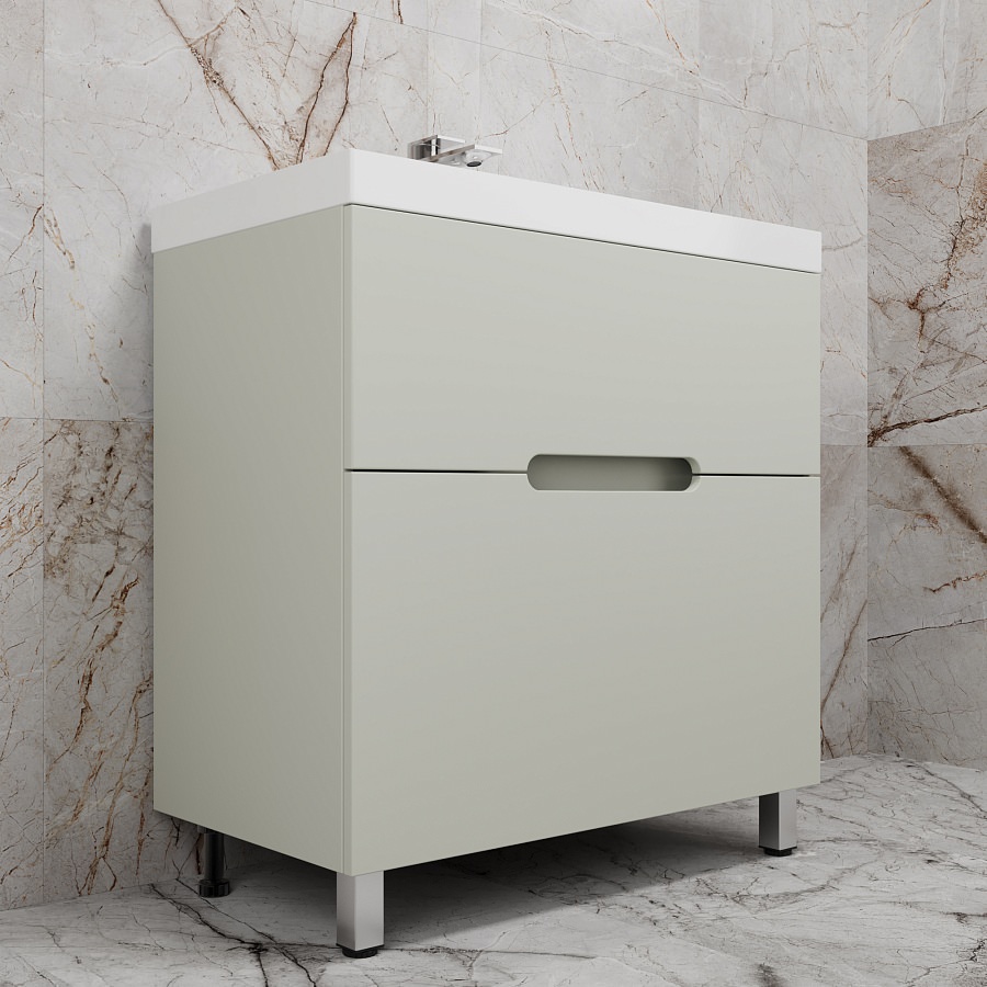 Тумба напольная Style Line Матис 80 см ЛС-00002438 олива в 100Kran: Широкий выбор и доступные цены.