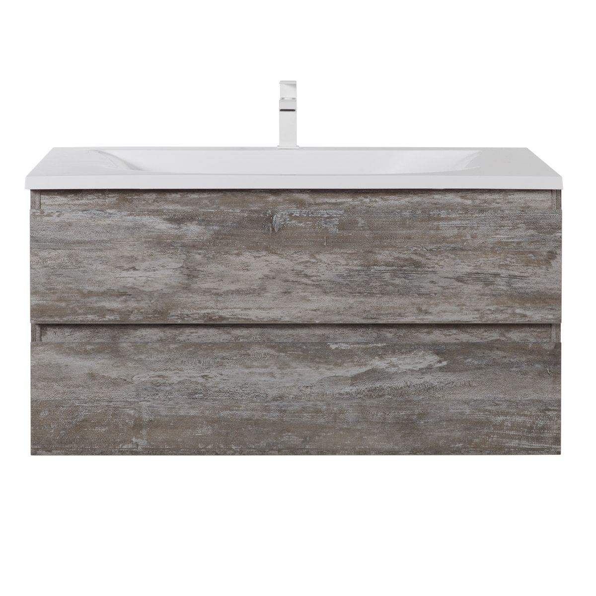 Тумба с раковиной подвесная CEZARES 100 см MOLVENO-100-2C-SO-LG Legno Grigio в 100Kran: Широкий выбор и доступные цены.