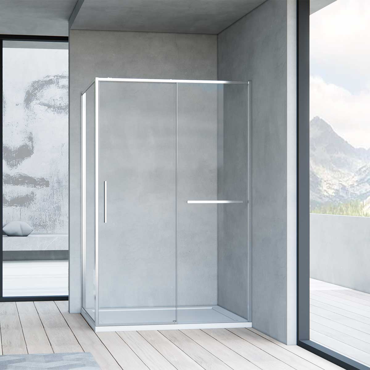 Душевой уголок Vincea Slim Soft VSR-1SS8015CL 1500*800 хром стекло прозрачное в 100Kran: Широкий выбор и доступные цены.
