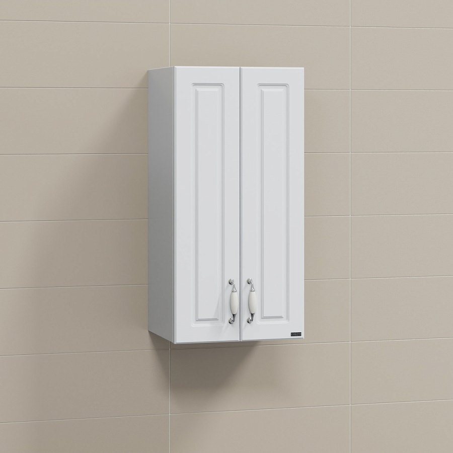 Шкаф подвесной САНТА "Верона 400*800" белый 710009в 100Kran: Широкий выбор и доступные цены.