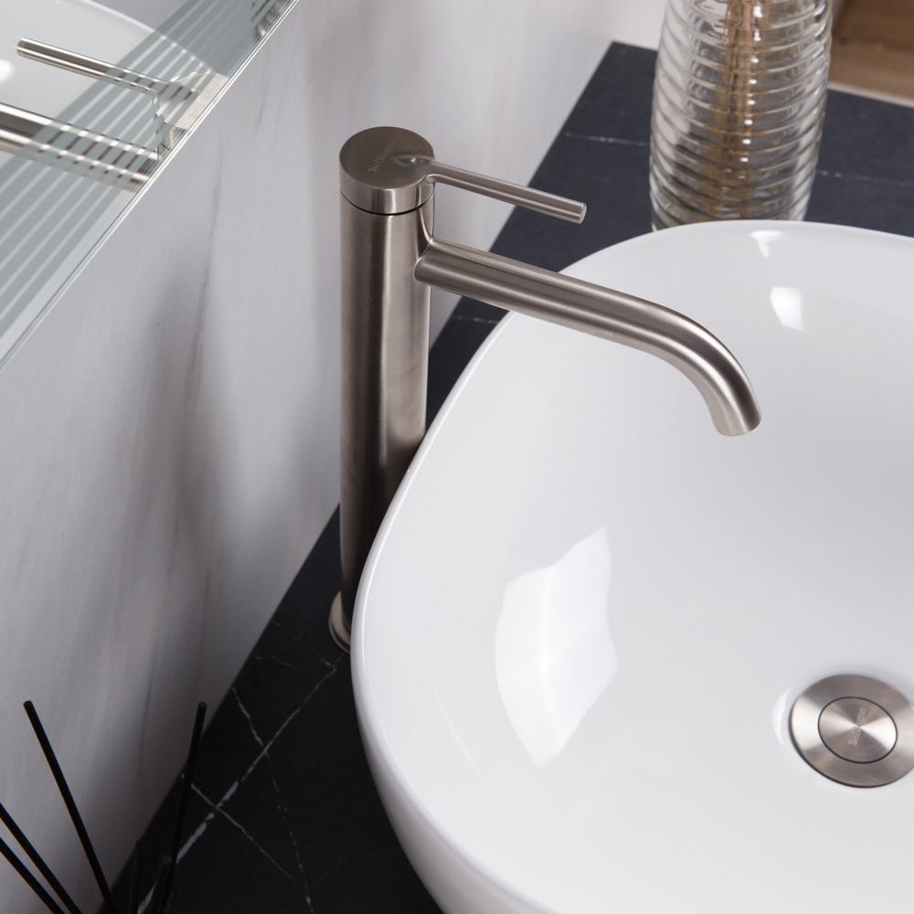 Накладная раковина BelBagno BB1301 42,5  см белая глянцевая в 100Kran: Широкий выбор и доступные цены.