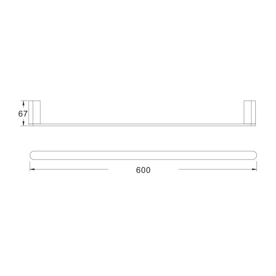 Полотенцедержатель Rose RG1717H черный в 100Kran: Широкий выбор и доступные цены.