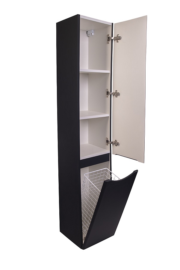 Пенал напольный Style Line 30 см  Бергамо СС-00002328 антискрейтч черный в 100Kran: Широкий выбор и доступные цены.