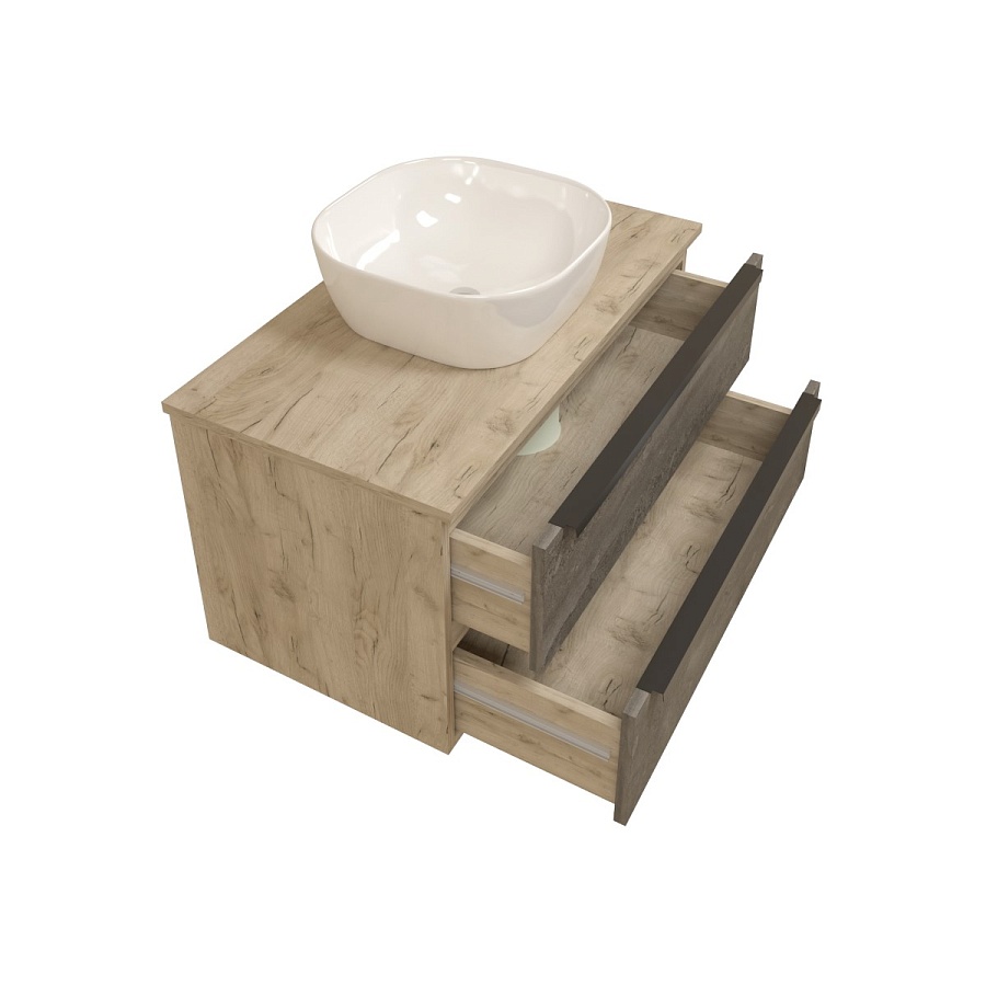 Раковина накладная Maretti Florenza FL13NS27-844 41 см белая в 100Kran: Широкий выбор и доступные цены.