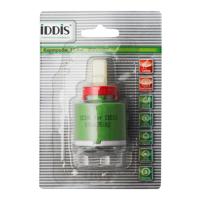 Картридж 35 мм EcoStop EcoControl 01 IDDIS 01ESC35i82 в 100Kran: Широкий выбор и доступные цены.