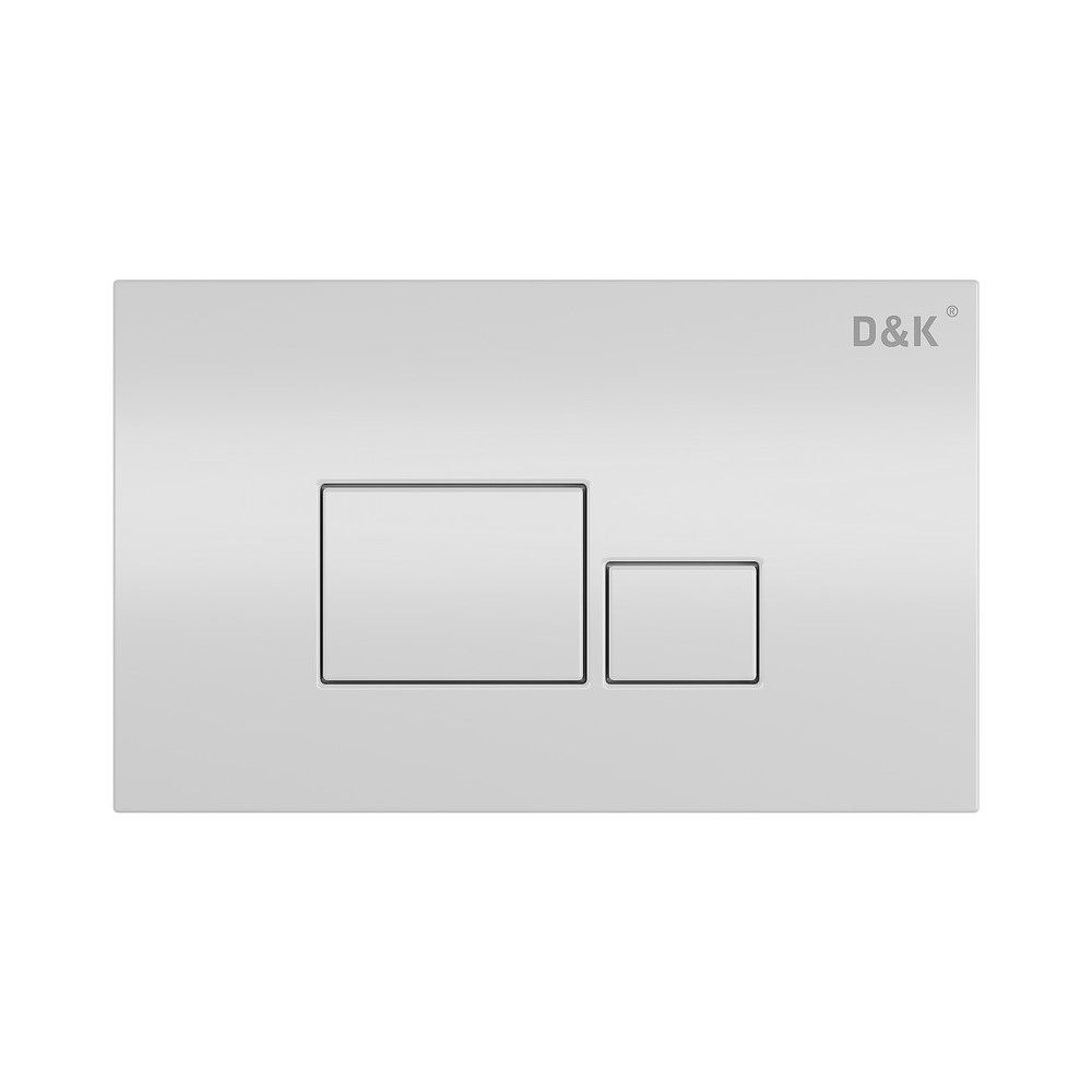 Клавиша смыва D&K Quadro DB1519016 белый в 100Kran: Широкий выбор и доступные цены.