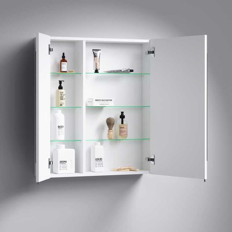Зеркальный шкаф 60 см AQWELLA Brig Белый Br.04.06/W создать уют и комфорт, это просто!