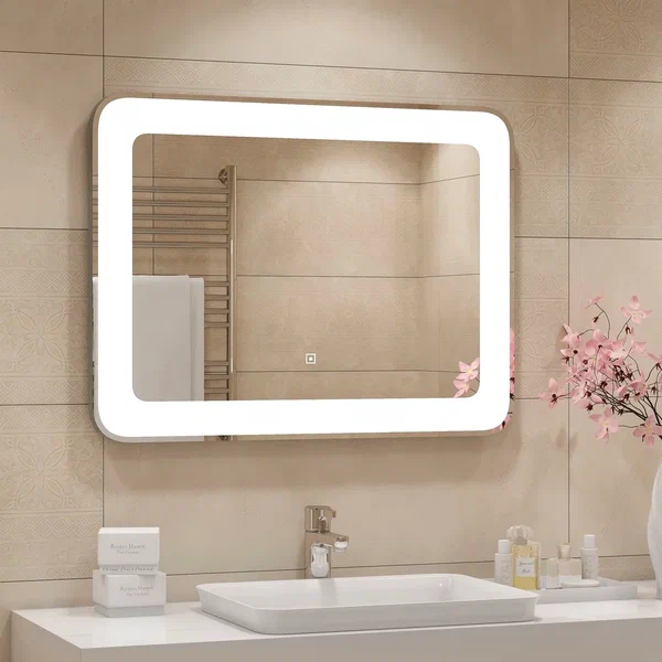Зеркало с подсветкой "Velvette Led" 800x600 . 100Kran: Широкий выбор и доступные цены.