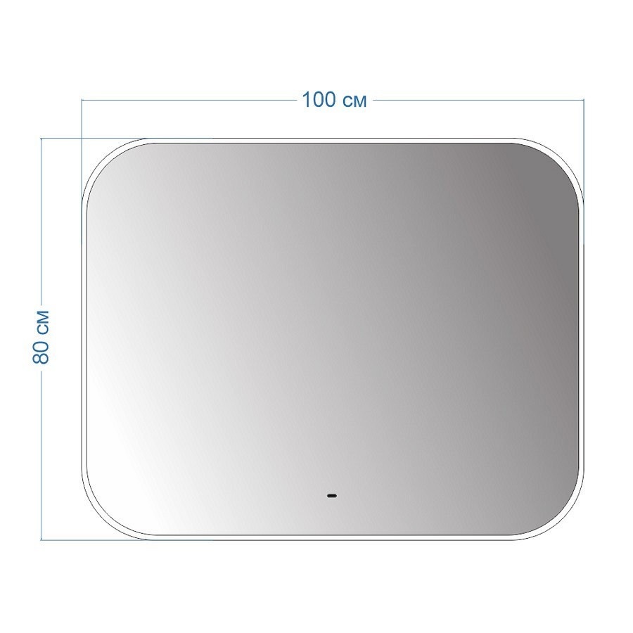 Зеркало с подсветкой Maretti Florenza FL1410080P69EL 100x80 см 100Kran: Широкий выбор и доступные цены.