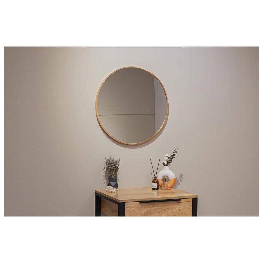 Зеркало Silver Mirrors SelenaD60 см ФР-00002536 цвет золото 100Kran: Широкий выбор и доступные цены.