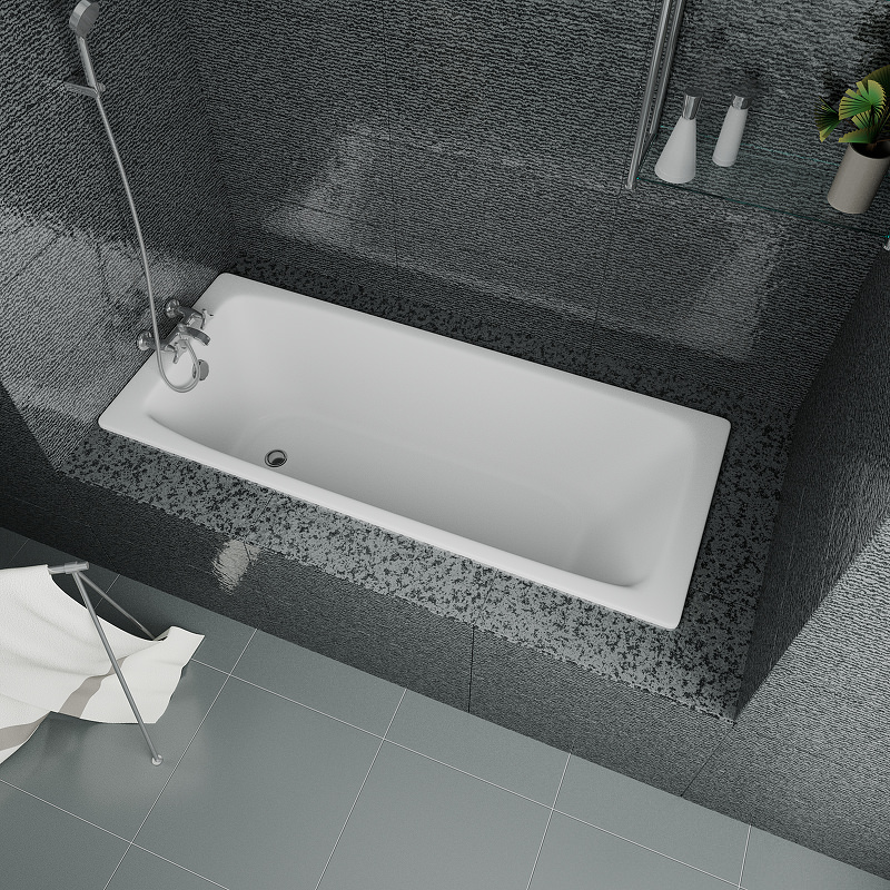 Чугунная ванна Delice Biove 170x75 DLR_220509R с ручками в 100Kran: Широкий выбор и доступные цены.