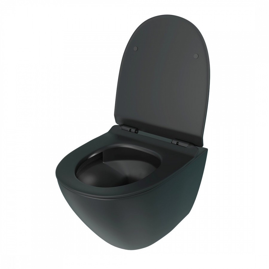 Унитаз подвесной Maretti Elena EA10PBM93-560 черный в 100Kran: Широкий выбор и доступные цены.