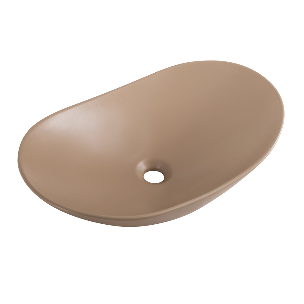 Накладная раковина BelBagno BB1404-H316 60,5  см бежевая матовая в 100Kran: Широкий выбор и доступные цены.