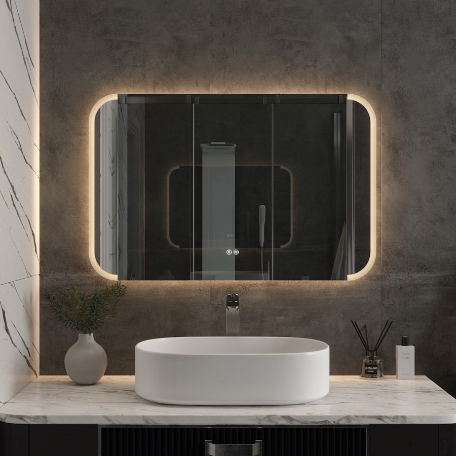 Зеркало с подсветкой Maretti Florenza FL1410065P14EL 100x65 см 100Kran: Широкий выбор и доступные цены.