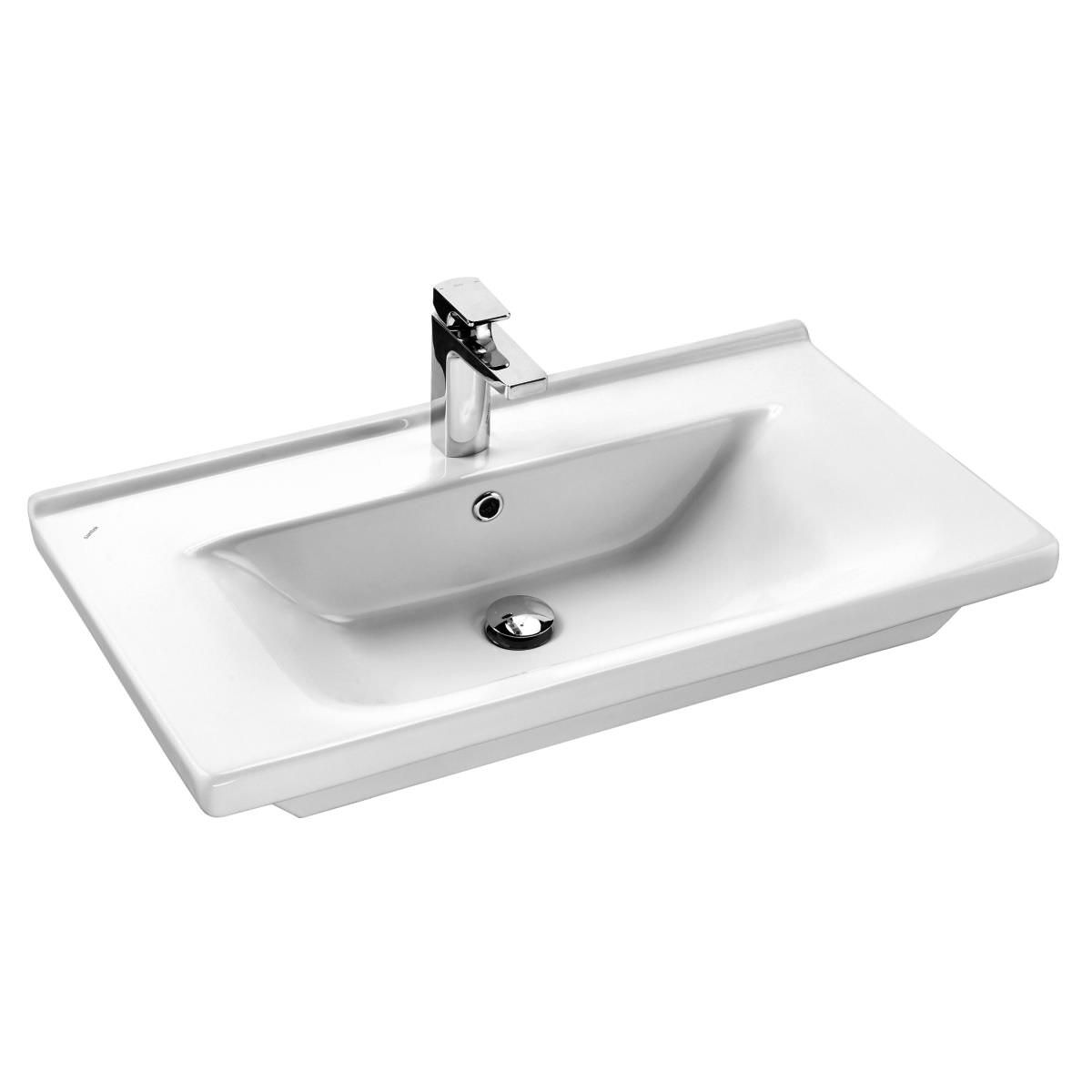 Раковина мебельная Santek Миранда 70 1WH302250 белая в 100Kran: Широкий выбор и доступные цены.