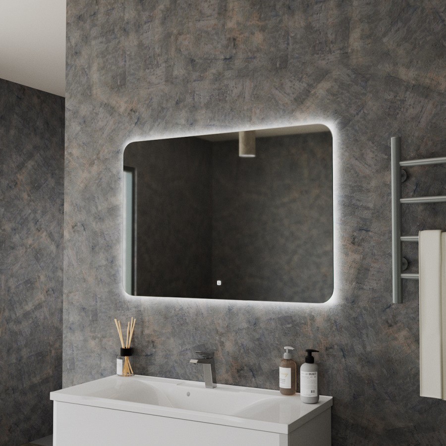 Зеркало с подсветкой Maretti Florenza FL1410070P25EL 100x70 см 100Kran: Широкий выбор и доступные цены.