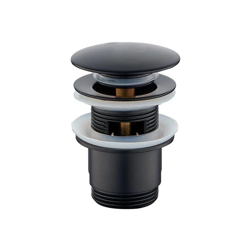 Донный клапан Rose RS01H черный в 100Kran: Широкий выбор и доступные цены.