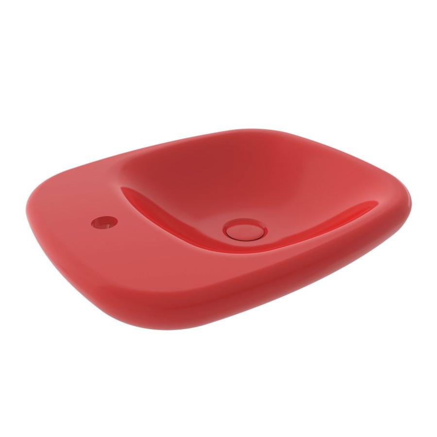 Раковина накладная Ambassador Diamond 126T21101 540*450*100 красная в 100Kran: Широкий выбор и доступные цены.