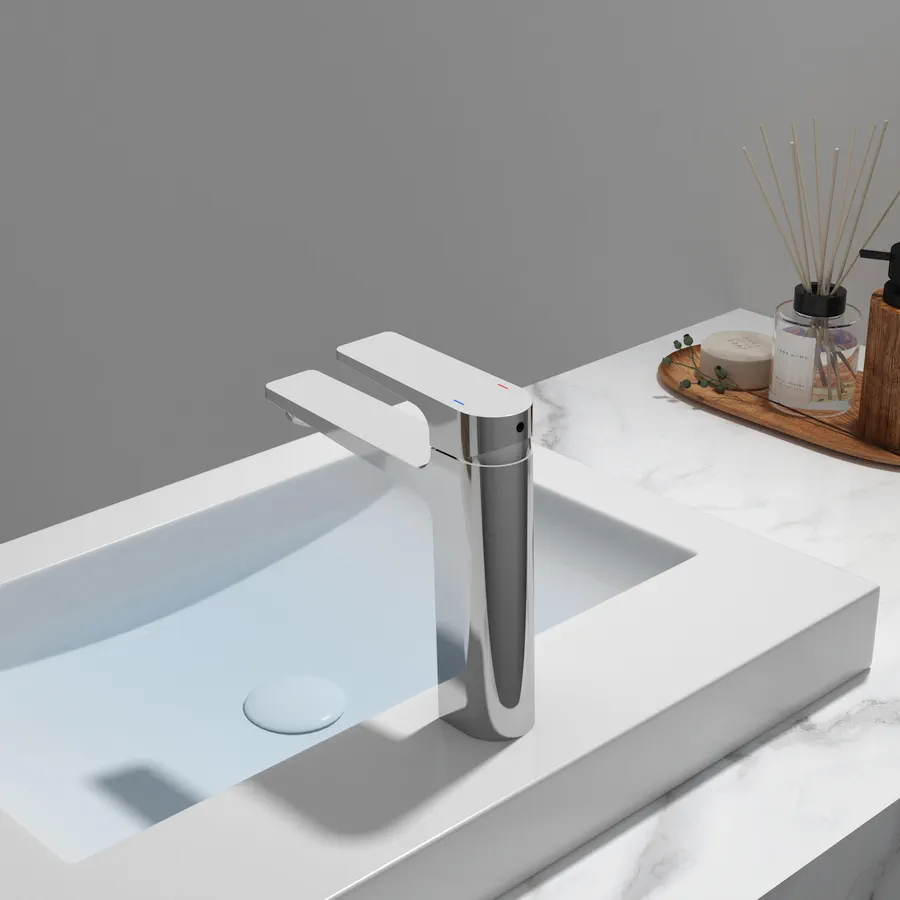 Смеситель для раковины FAUCET DREISER RH-G3001-CP хром в 100Kran: Широкий выбор и доступные цены.