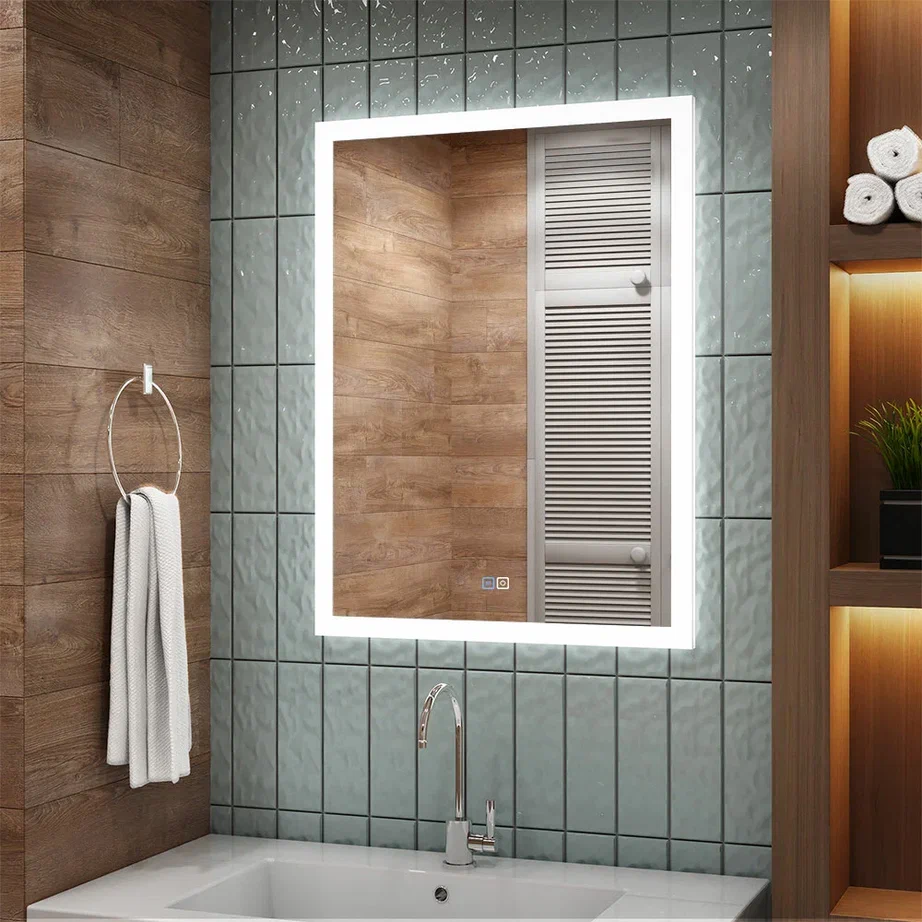 Зеркало с подсветкой "Sevilla medium" 700x900 ЗЛП1146 100Kran: Широкий выбор и доступные цены.
