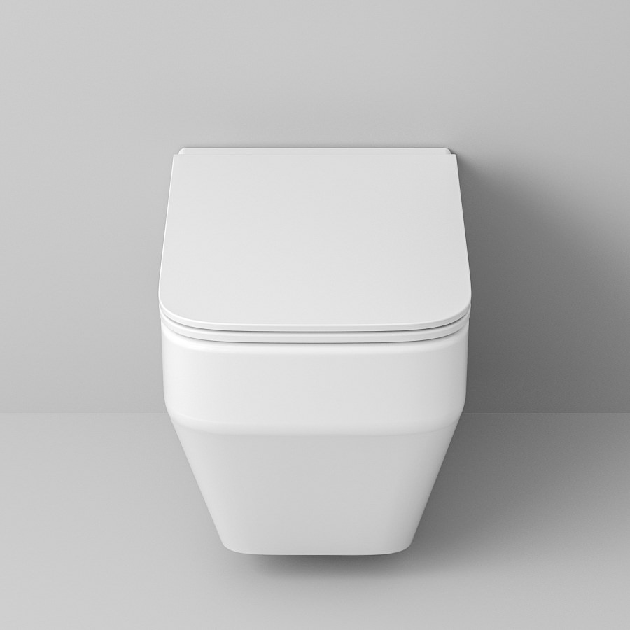 Унитаз подвесной Grossman GR-4410SQ безободковый смыв торнадо белый в 100Kran: Широкий выбор и доступные цены.