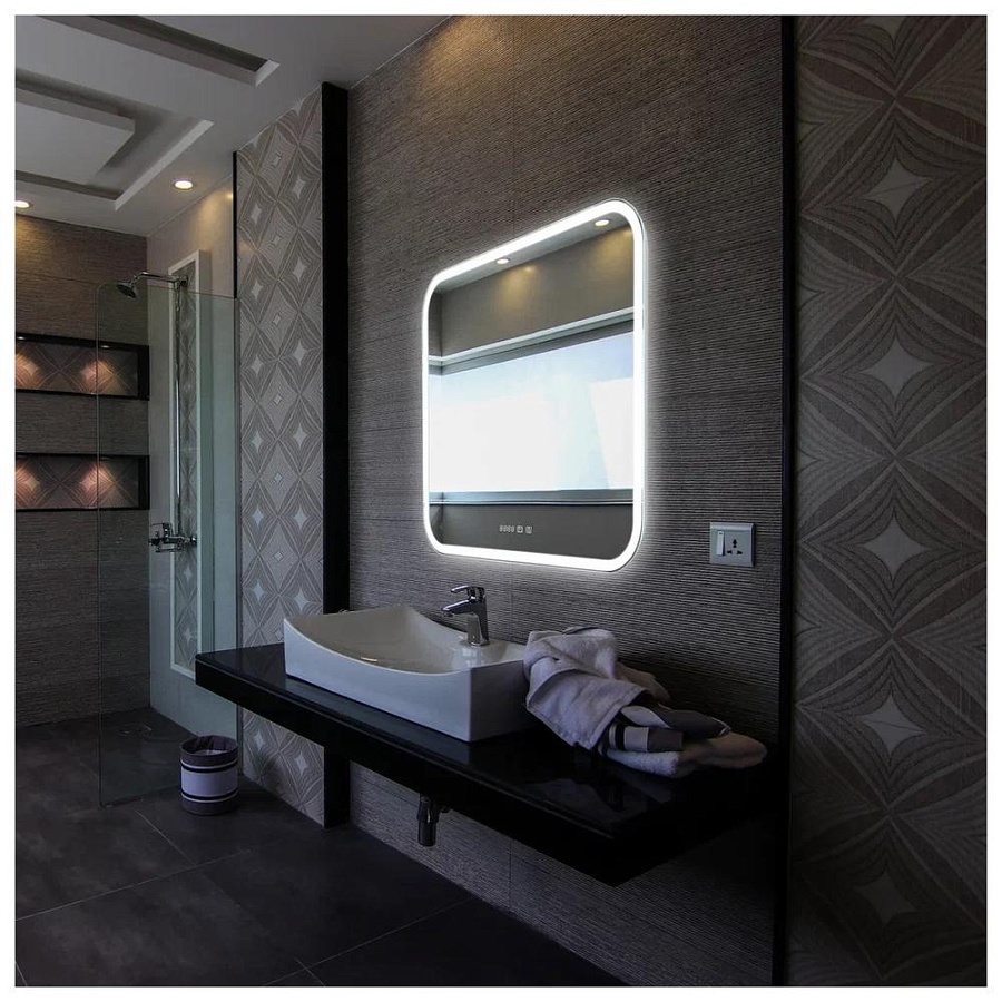Зеркало с подсветкой Silver Mirrors Стив 70 х 68 см ФР-1754 100Kran: Широкий выбор и доступные цены.