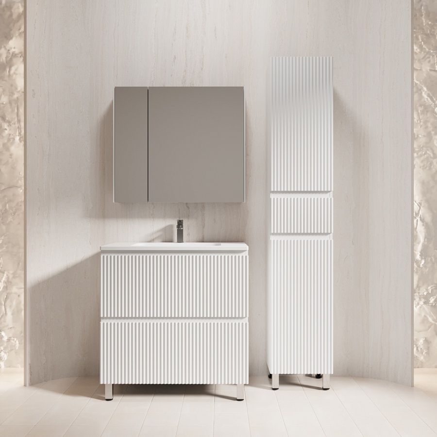 Раковина мебельная Style line СОУЛ 80 см СС-00002633 белая в 100Kran: Широкий выбор и доступные цены.