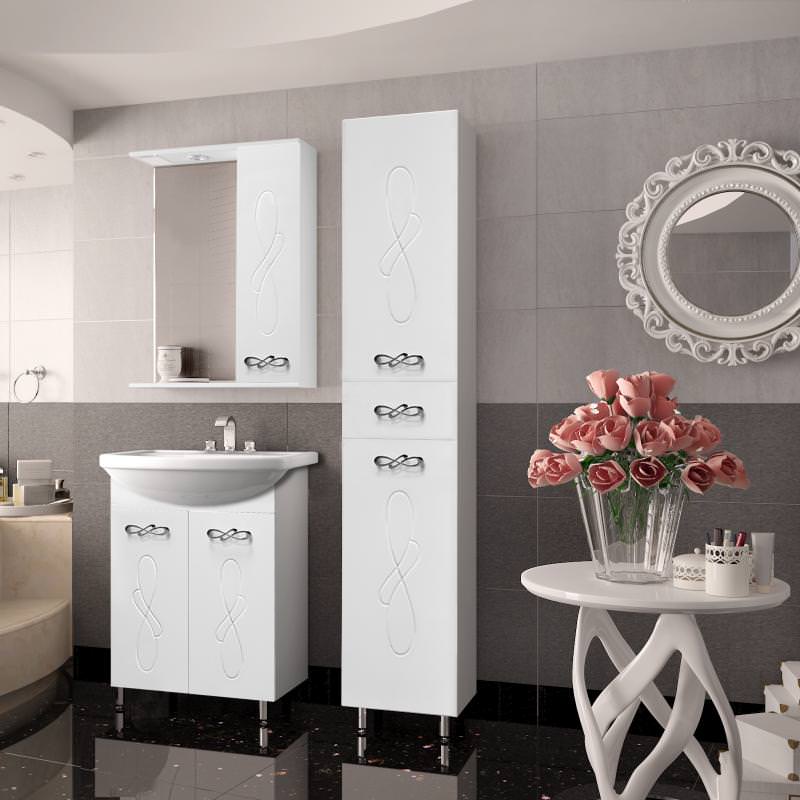 Зеркальный шкаф с подсветкой  Style Line Венеция 75/С белый ЛС-00000263 создать уют и комфорт, это просто!