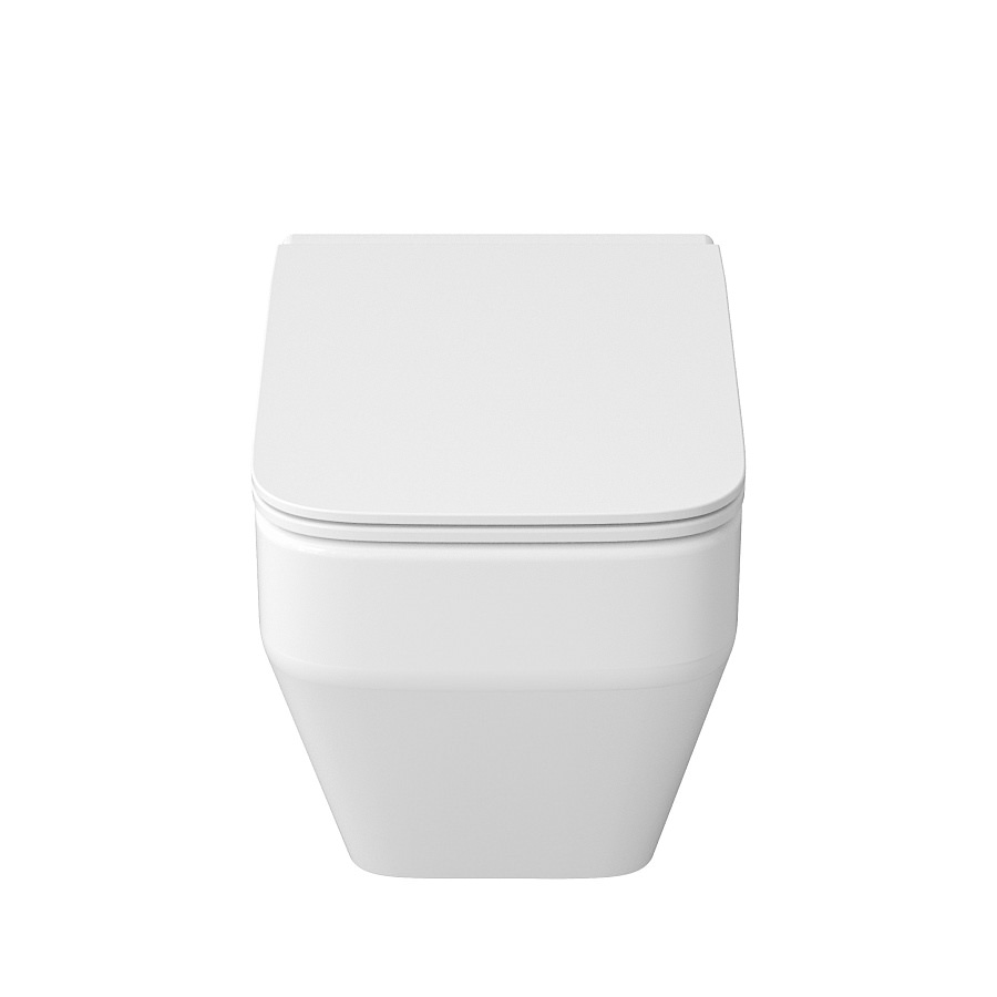 Унитаз подвесной Grossman GR-4410SQ безободковый смыв торнадо белый в 100Kran: Широкий выбор и доступные цены.