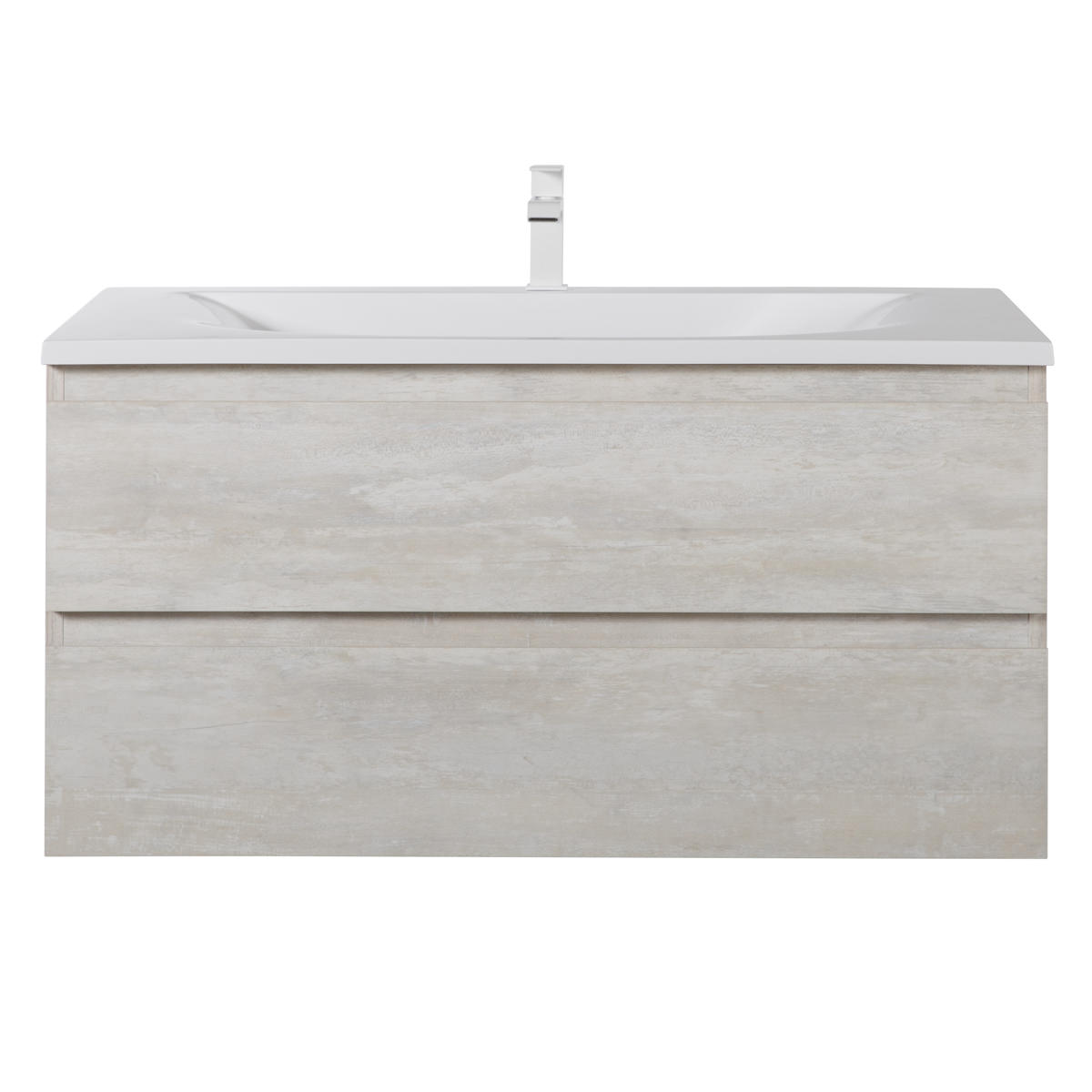 Тумба с раковиной подвесная CEZARES 100 см MOLVENO-100-2C-SO-LB Legno Bianco в 100Kran: Широкий выбор и доступные цены.