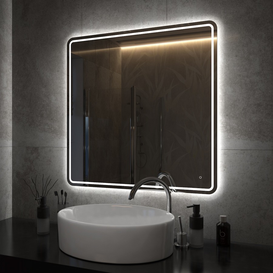 Зеркало с подсветкой Maretti Florenza FL148080P34EL 80x80 см 100Kran: Широкий выбор и доступные цены.