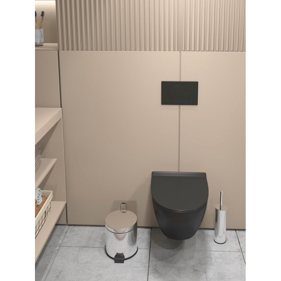 Унитаз подвесной Maretti Elena EA10PBM93-560 черный в 100Kran: Широкий выбор и доступные цены.