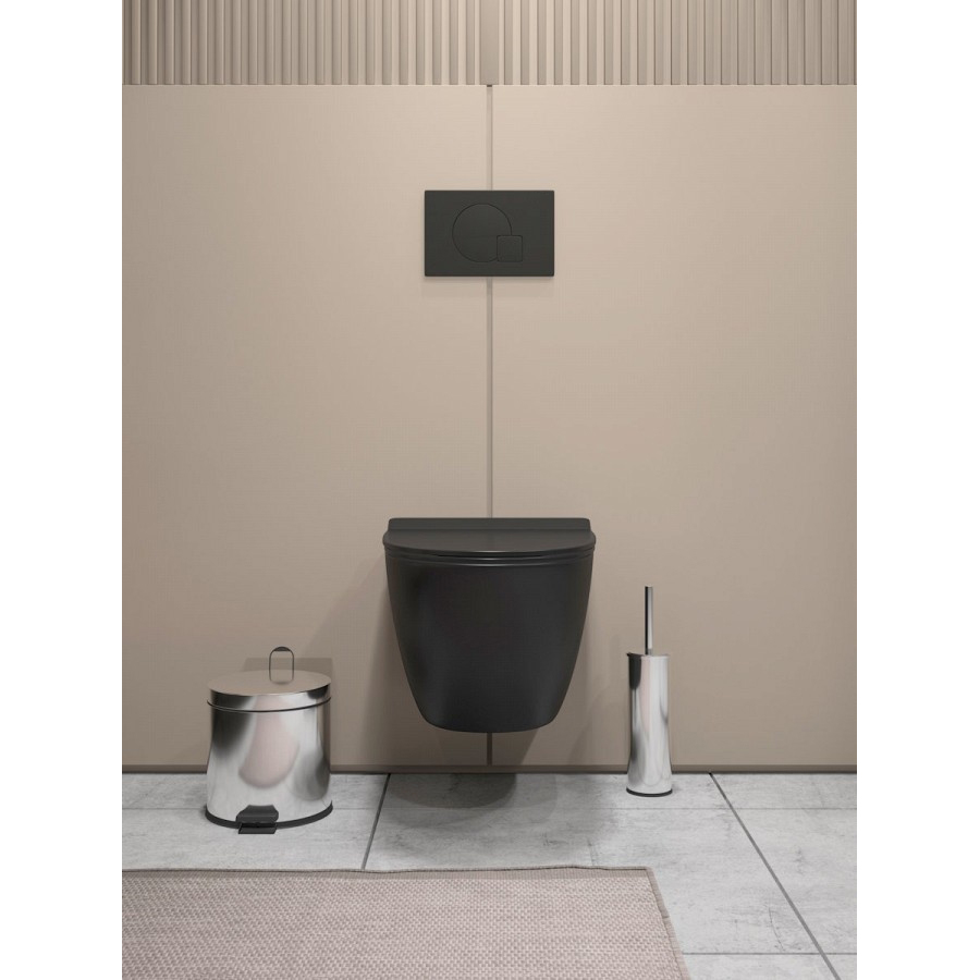 Унитаз подвесной Maretti Elena EA10PBM93-560 черный в 100Kran: Широкий выбор и доступные цены.