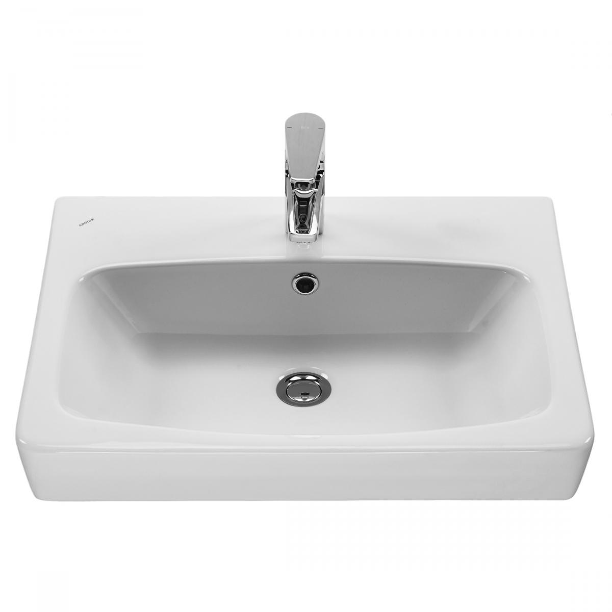 Раковина мебельная Santek Нео 60 см белая 1WH302186 в 100Kran: Широкий выбор и доступные цены.