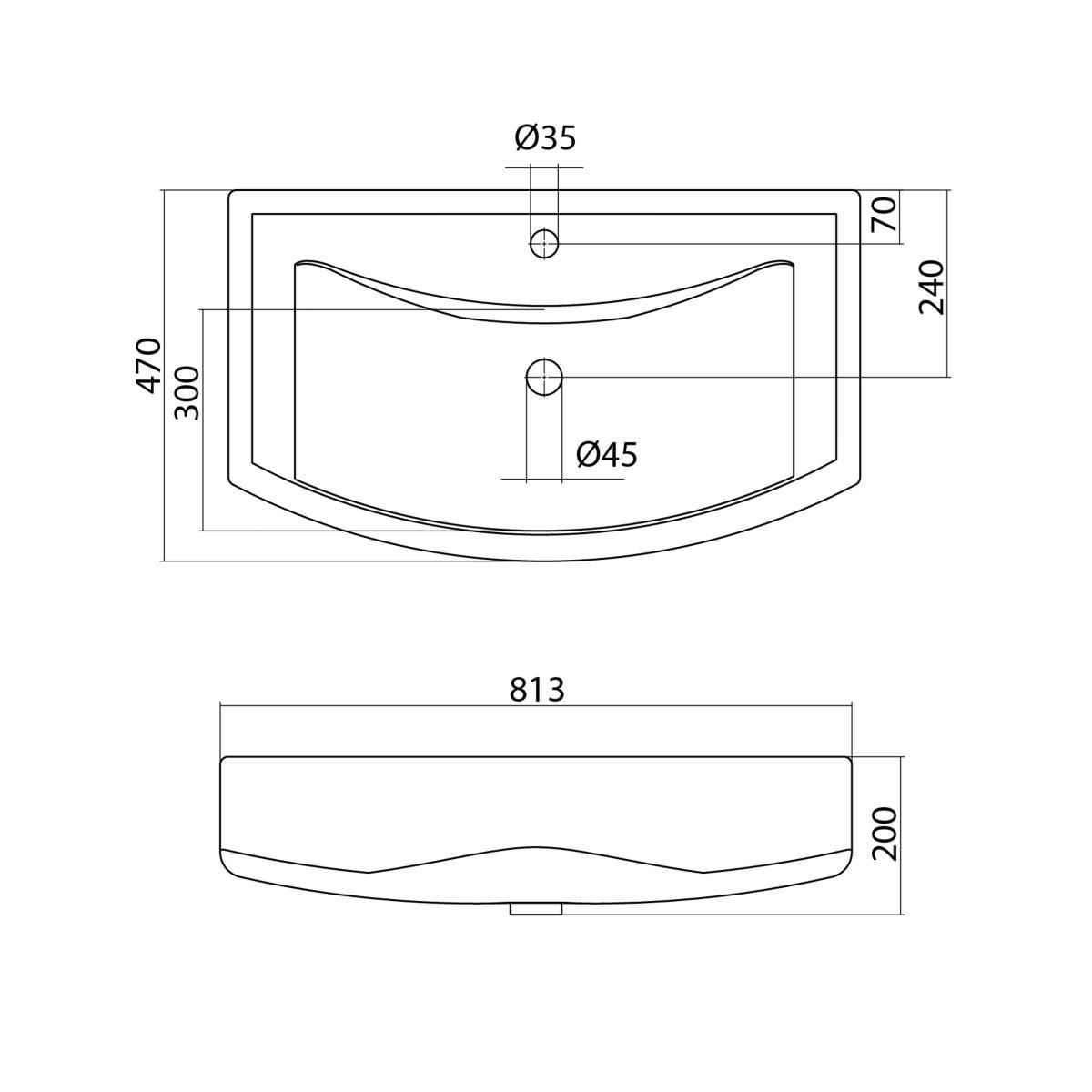 Раковина мебельная Santek Балтика 80 см белая 1.WH50.1.524 в 100Kran: Широкий выбор и доступные цены.