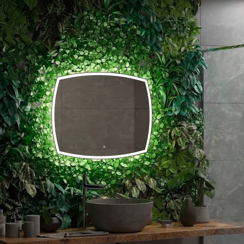 Зеркало с подсветкой "Dream Led" 900х700  ЗЛП611 100Kran: Широкий выбор и доступные цены.