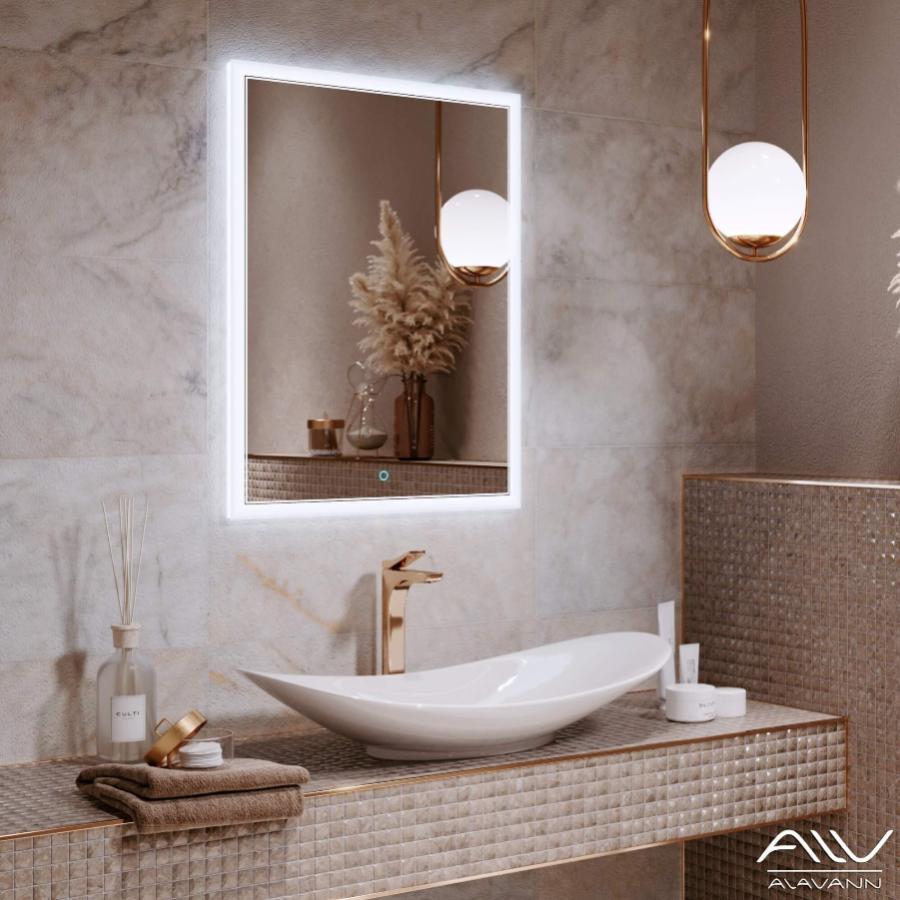 Зеркало с подсветкой Alavann Emma 60 см ALV0063001 100Kran: Широкий выбор и доступные цены.