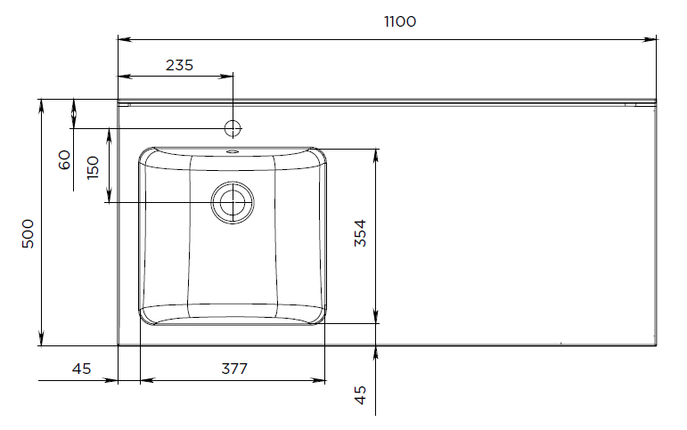 Раковина над стиральной машиной 1Marka Wash 110 Polytitan Ц00002713 100Kran: Широкий выбор и доступные цены.