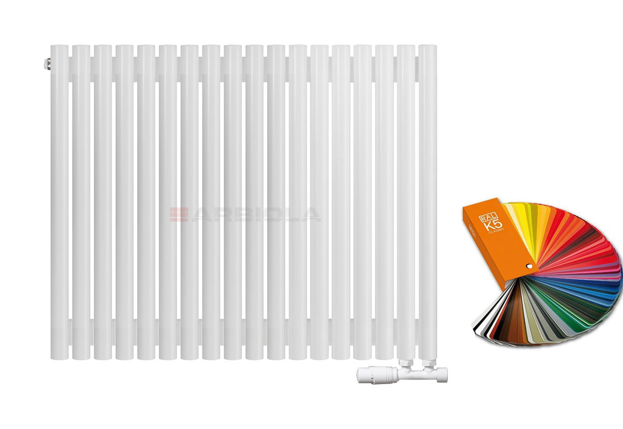 Вертикальный радиатор с нижним подключением Arbiola Iris V 108755 89,2 х 75 см ral classic от интернет-магазина сантехники 100Kran!