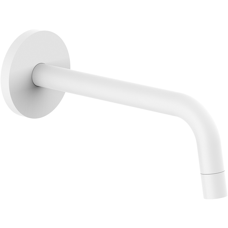 Излив из стены Paffoni LIGHT ZBOC139BO белый матовый в 100Kran: Широкий выбор и доступные цены.