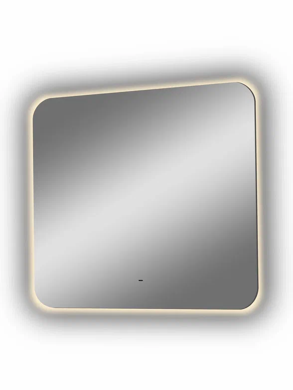 Зеркало с подсветкой "Burzhe Led" 800х700 с бесконтактным сенсором, холодная подсветка ЗЛП2457  100Kran: Широкий выбор и доступные цены.