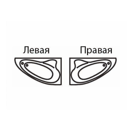Ванна акриловая Тритон  Изабель 170 х 100 см левая Щ0000048746 в 100Kran: Широкий выбор и доступные цены.