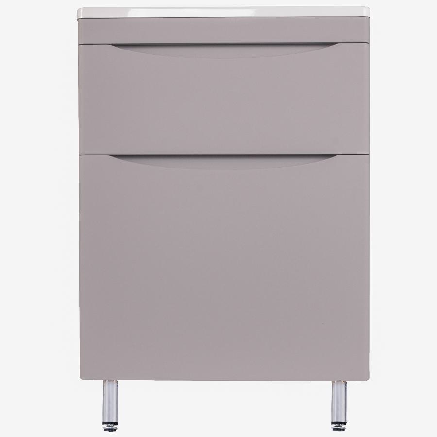 Тумба напольная Style Line Бергамо мини 60 см СС-00002309 антискрейтч серый в 100Kran: Широкий выбор и доступные цены.