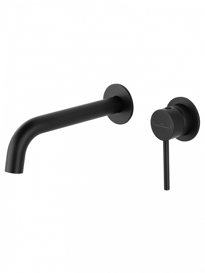 Смеситель для раковины Wonzon & Woghand STICK WW-88869017-MB черный матовый в 100Kran: Широкий выбор и доступные цены.