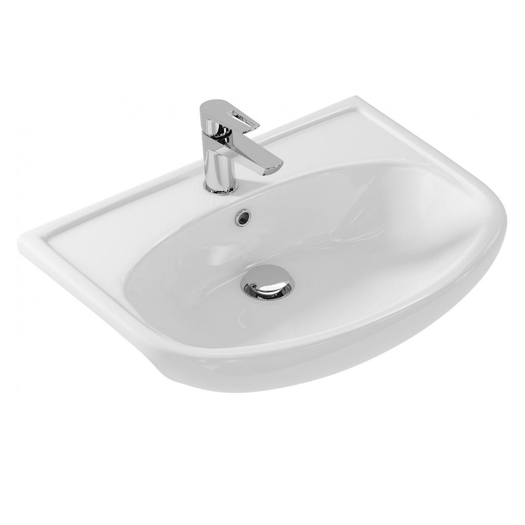 Раковина Cersanit Erica 60  см UM-ERI60/1 белая в 100Kran: Широкий выбор и доступные цены.