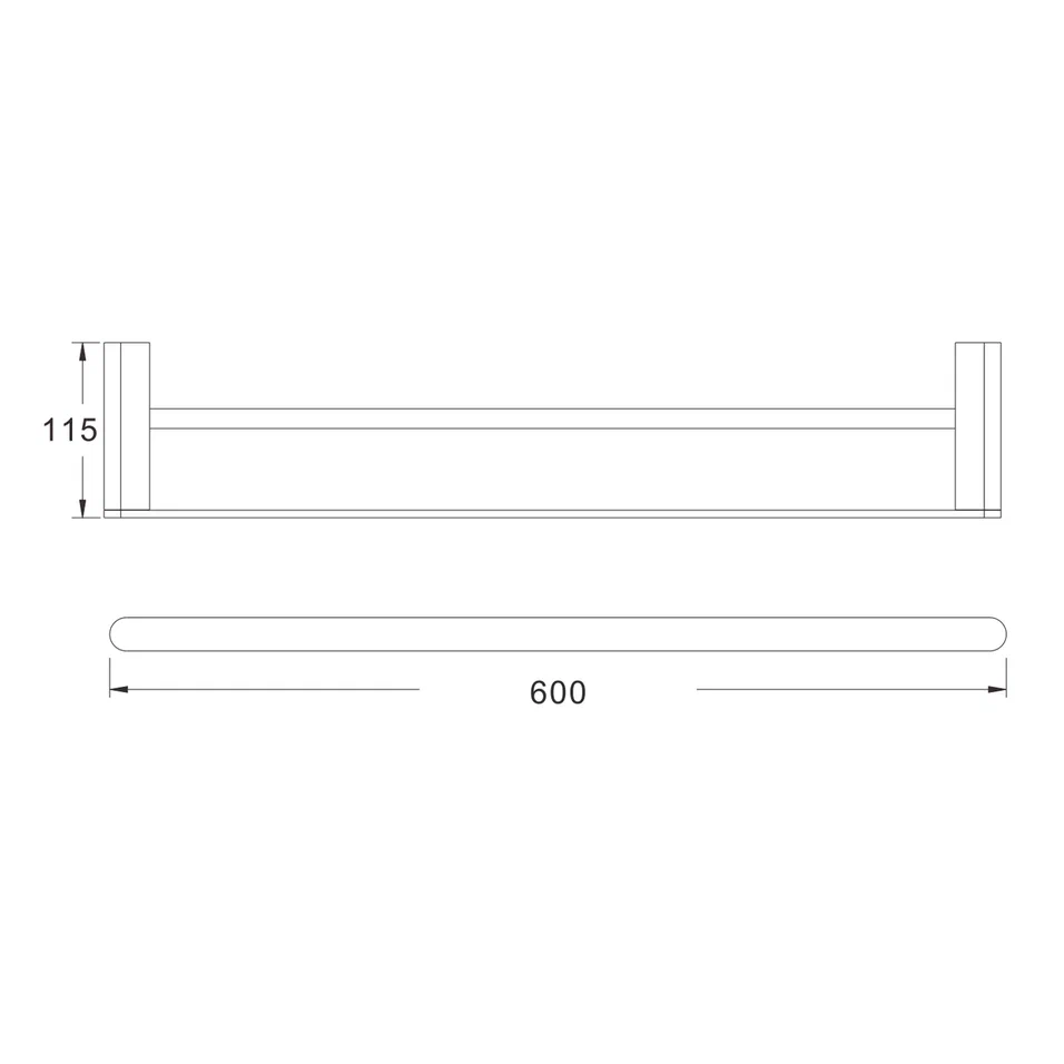 Полотенцедержатель Rose RG1727H черный в 100Kran: Широкий выбор и доступные цены.