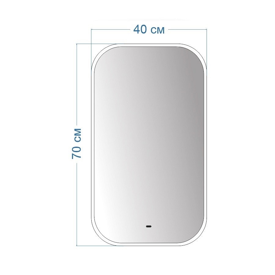 Зеркало с подсветкой Maretti Florenza FL144070P69EL 40x70 см 100Kran: Широкий выбор и доступные цены.